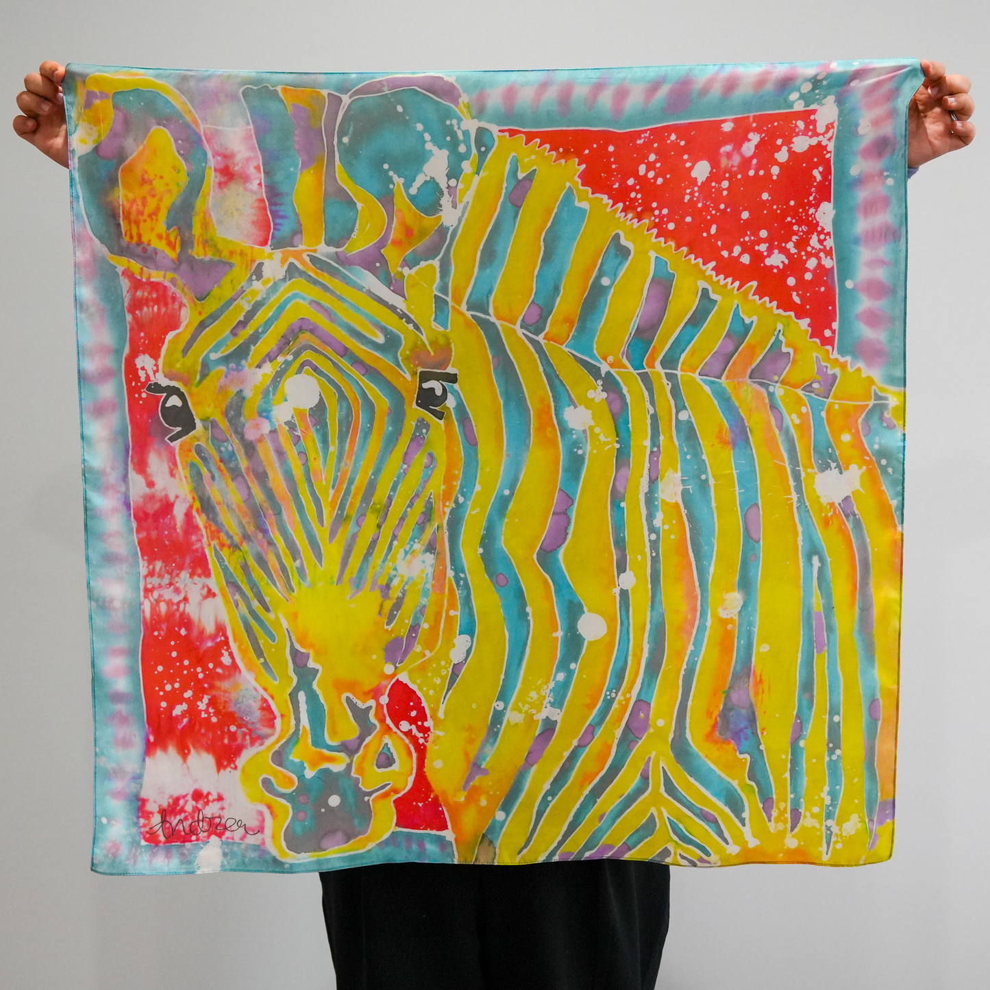 Zebra Silk Scarf